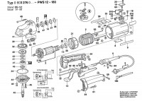 Bosch 0 603 276 041 PWS 12-180 Combi-Angle Grinder 110 V / GB Spare Parts PWS12-180